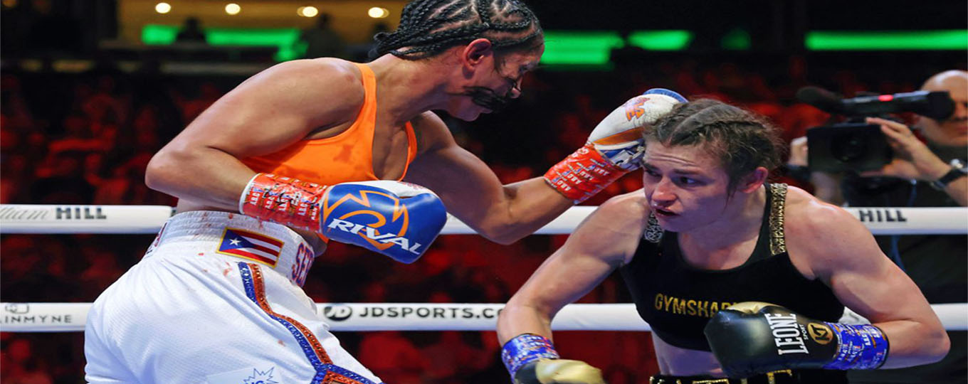 Katie Taylor thắng điểm Armanda Serrano