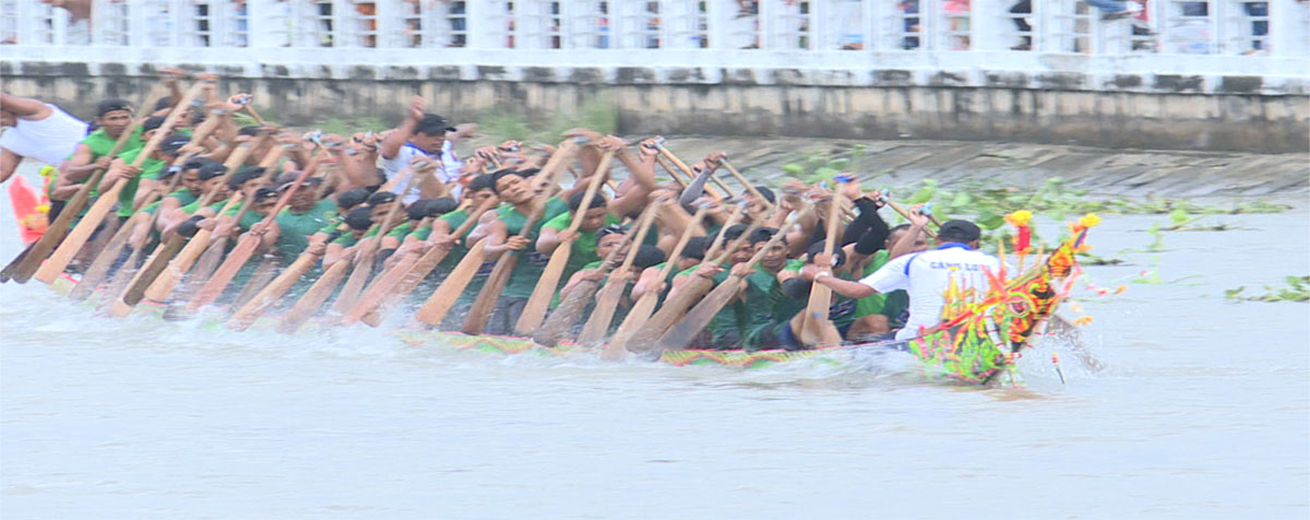 Ghe Ngo Càng Long thắng Cầu Kè 800m