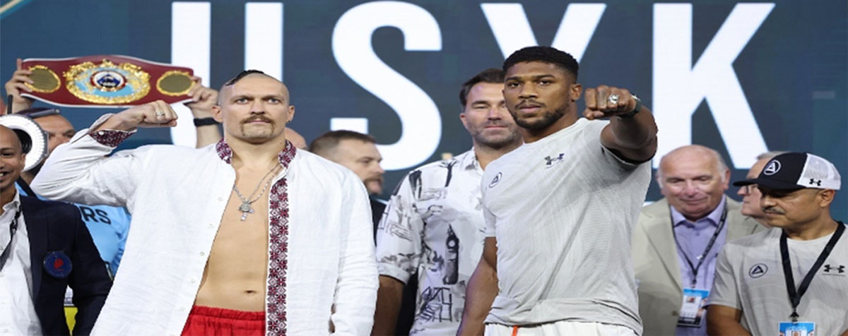 Oleksandr Usyk và Anthony Joshua