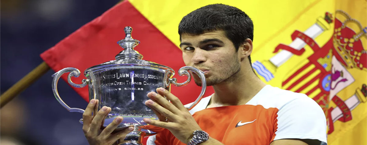 Carlos Alcaraz vô địch giải US Open 2022