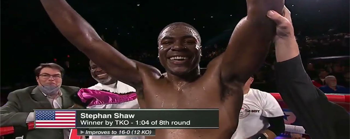 Stephan Shaw hạ TKO Joey Dawejko