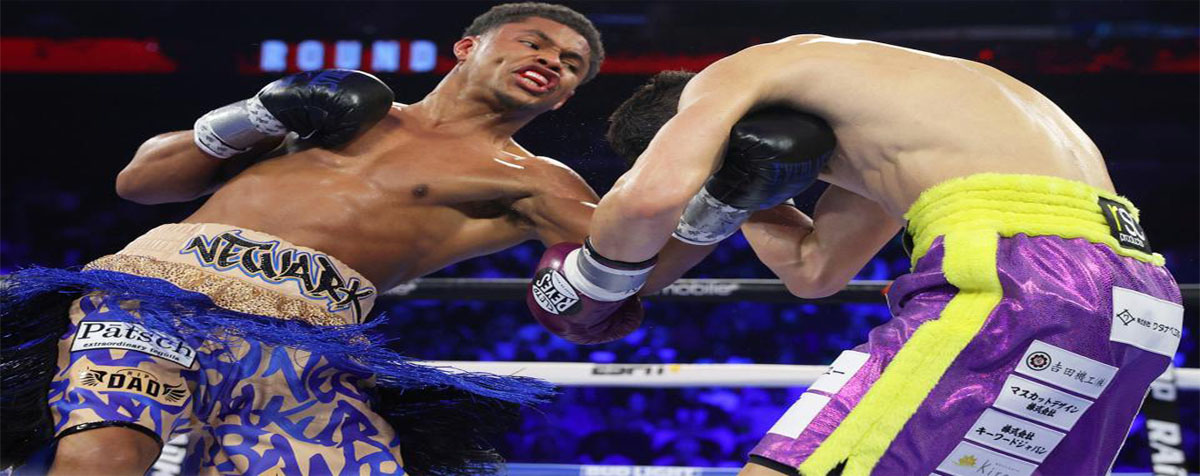 Shakur Stevenson hạ TKO Shuichiro Yoshino