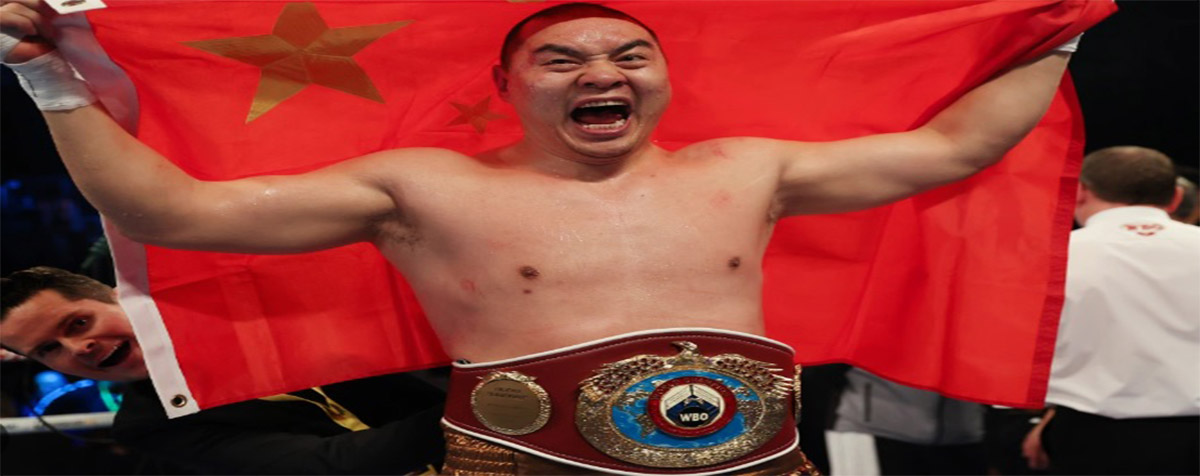 Zhang Zhilei đoạt đai WBO tạm thời của Joe Joyce