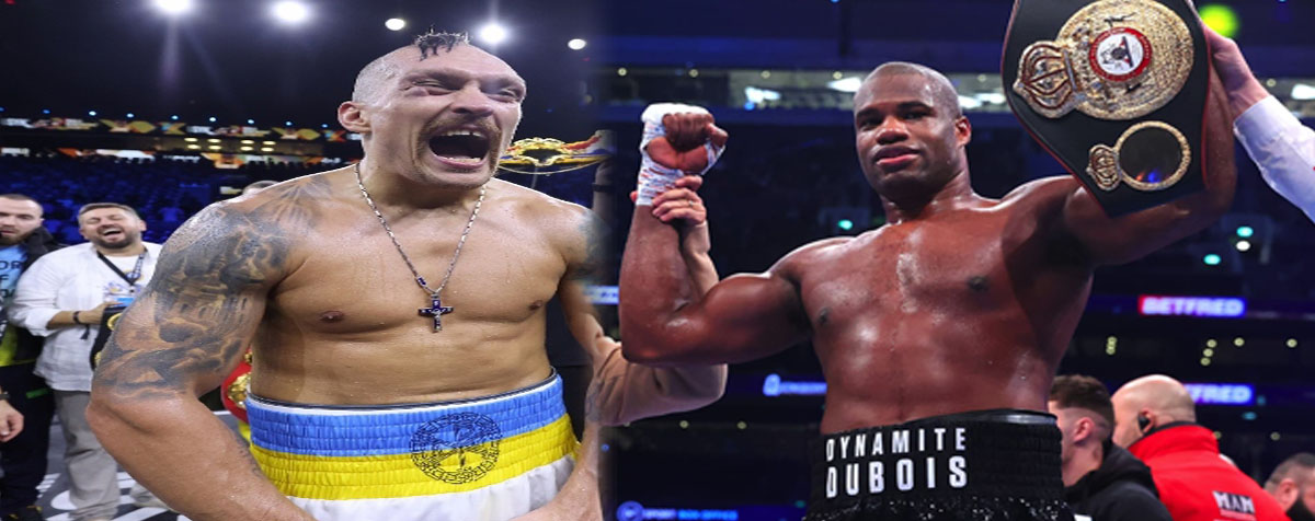 Oleksandr Usyk và Daniel Dubois