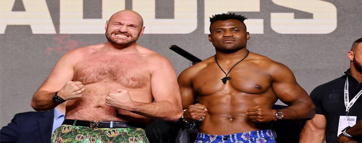 Tyson Fury và Francis Nganou tại Riyadh