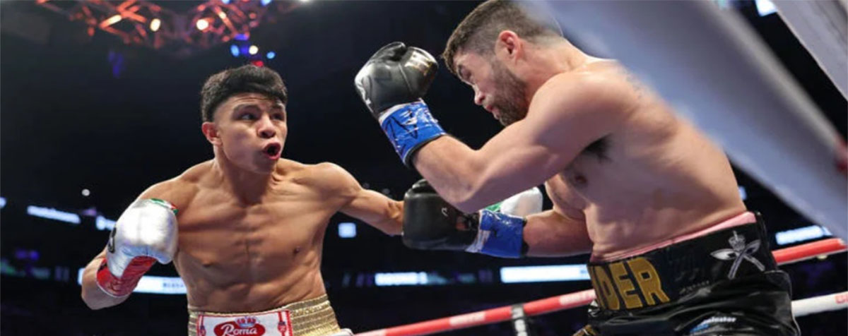 Jaime Munguia khiến John Ryder ngã đài 4 lần trong 9 hiệp