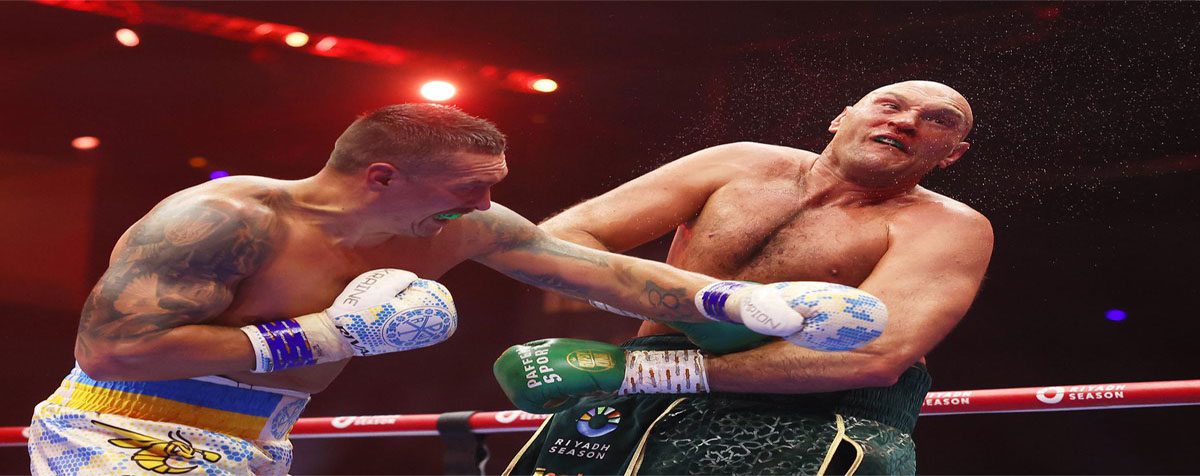 Oleksandr Usyk thắng điểm Tyson Fury